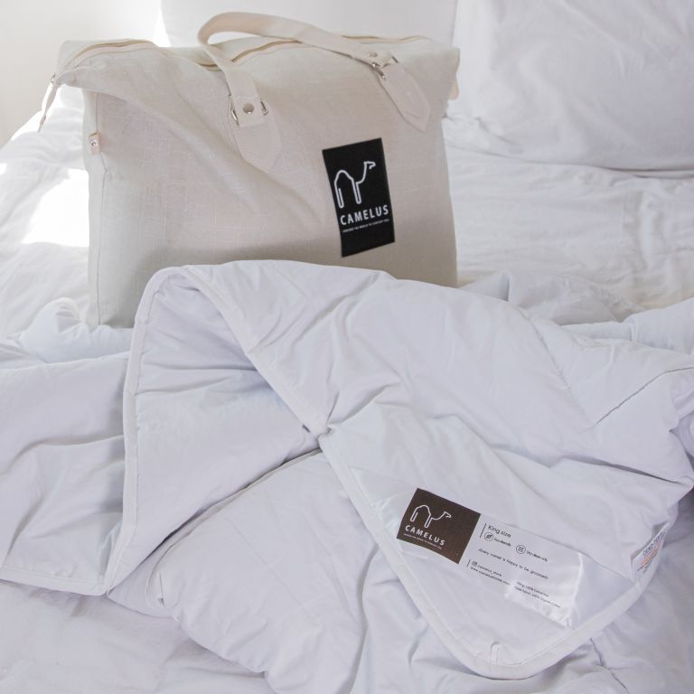 Organic Camel Wool Filled Duvet | Camelus Home