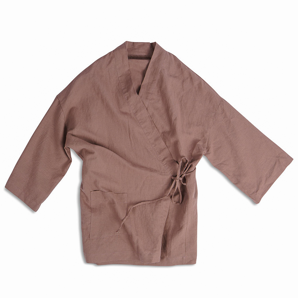 Linen Shirt Kimono Style